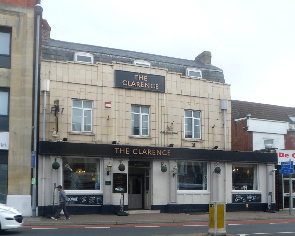 The Clarence pub, 118 London Road, North End, Portsmouth (October 2017)