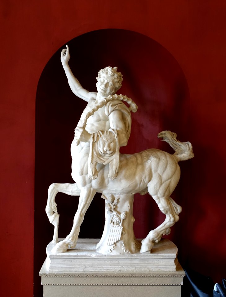 The Centaur Nessus (Furietti Centaur) by Bartolomeo Cavaceppi, 1765, plaster - Shugborough Hall - Staffordshire, England - DSC00048