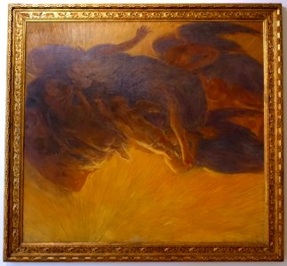 The Creation of Light by Gaetano Previati, c. 1913 - Galleria nazionale d'arte moderna - Rome, Italy - DSC05392