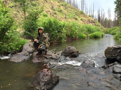 Fishing creek water