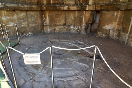 The Clocktower of Andronicus Cyrrhestes (interior) on August 2, 2020