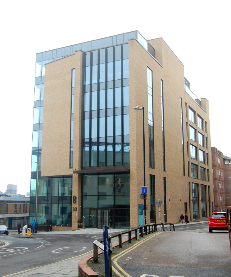 The Brinell Building, 30 Station Street, New England Quarter, Brighton (February 2020)