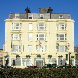 The Brighton Hotel, 143–145 King's Road, Brighton (January 2017)
