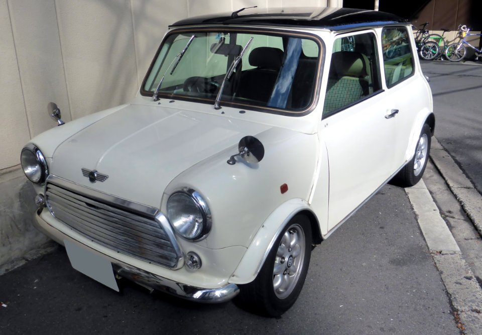 The frontview of BMC Mini Cooper
