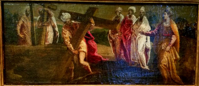 The Discovery of the True Cross, by Jacopo Robusti Tintoretto, c. 1560-1570, oil on canvas - Hyde Collection - Glens Falls, NY - 20180224 121931