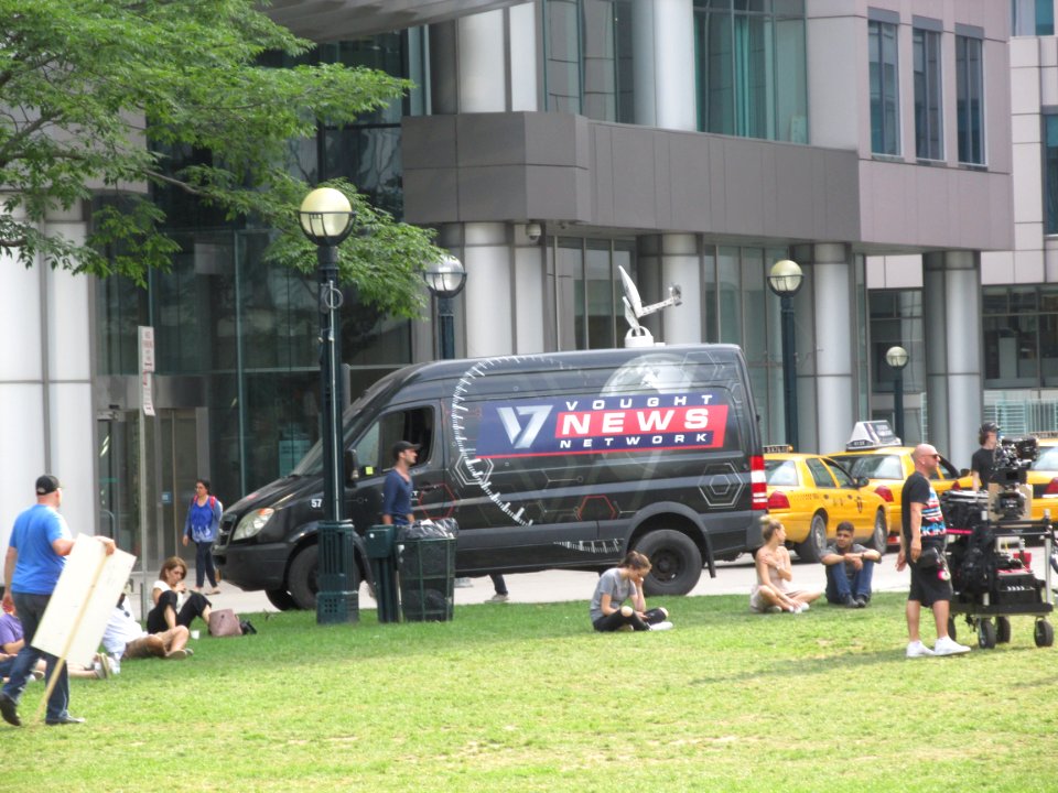 The Boys Season 4 filmed at Pecaut Square Toronto