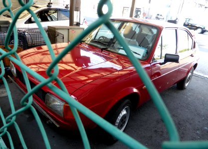 The frontview of Alfa Romeo Alfasud Berlina