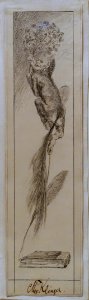 The Devil's Pen by Max Klinger, c. 1880, India ink - Museum Berggruen - DSC03813 photo