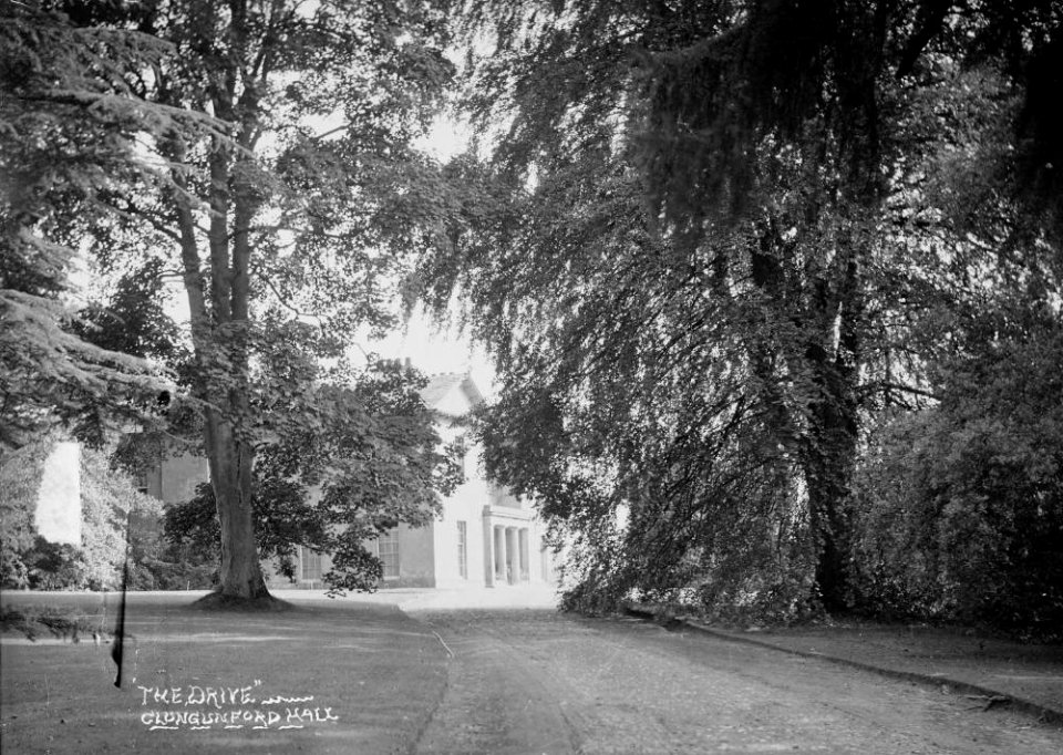 The drive, Clungunford Hall (1293870)