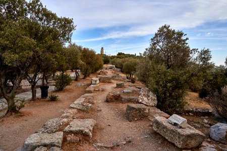 The Diateichisma on Philopappos Hill on September 8, 2019