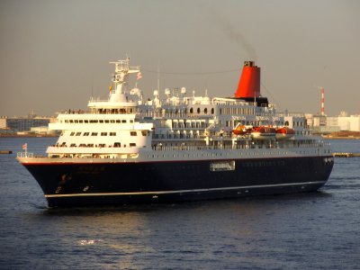 The luxurious passenger liner Nippon-maru after the great remodeling