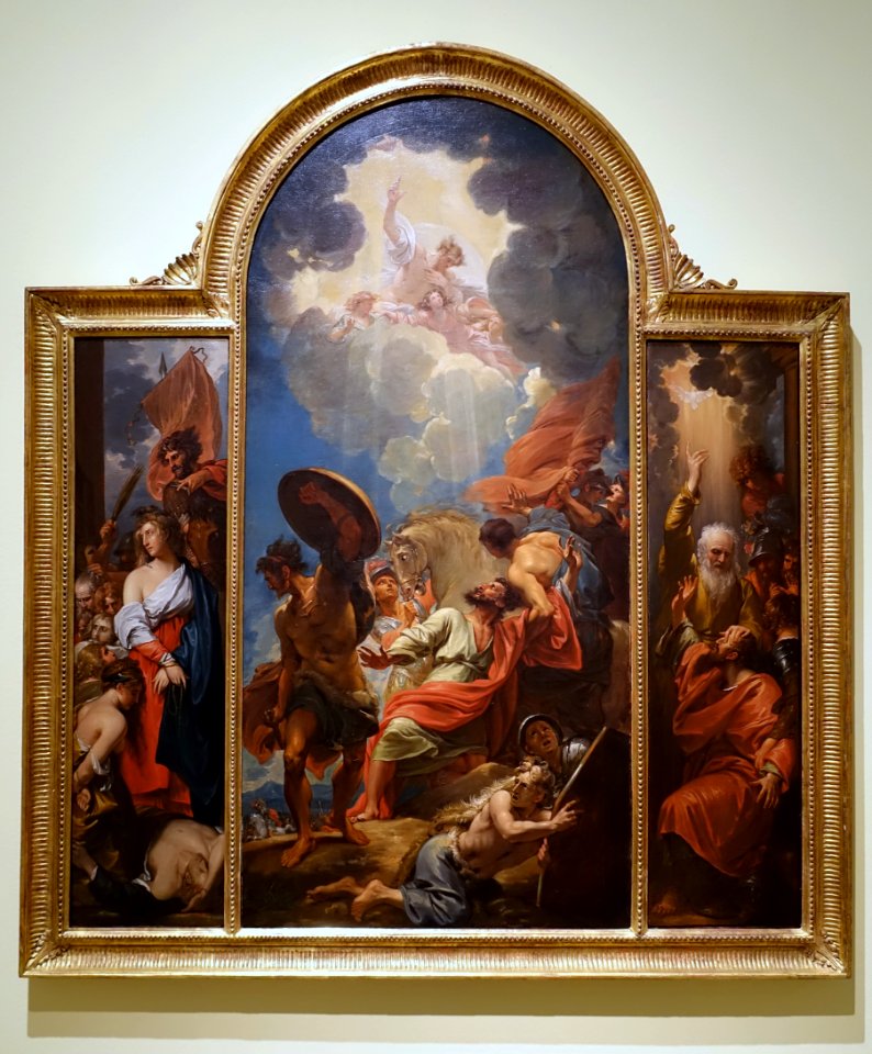 The Conversion of Saint Paul, by Benjamin West, c. 1786, oil on canvas - Dallas Museum of Art - DSC04920