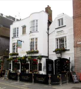 The Cricketers pub, Black Lion Street, The Lanes, Brighton (NHLE Code 1380002) (December 2016) (1)