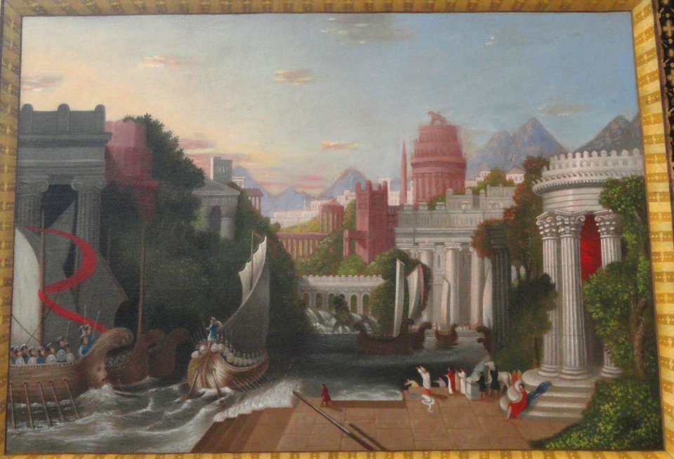 The Embarkation of Ulysses, Erastus Salisbury Field, c. 1844 - Museum of Fine Arts, Springfield, MA - DSC04011