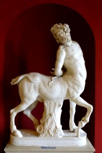 The Centaur Marsyas by Bartolomeo Cavaceppi, 1765, plaster - Shugborough Hall - Staffordshire, England - DSC00056