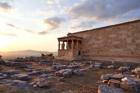 The Caryatids on the Erectheion on September 13, 2020