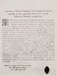 The document conferring Oxford Degree to Queen Wilhelmina, Bestanddeelnr 012-0616