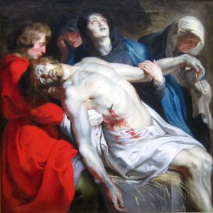 The Entombment by Peter Paul Rubens, Getty Center photo