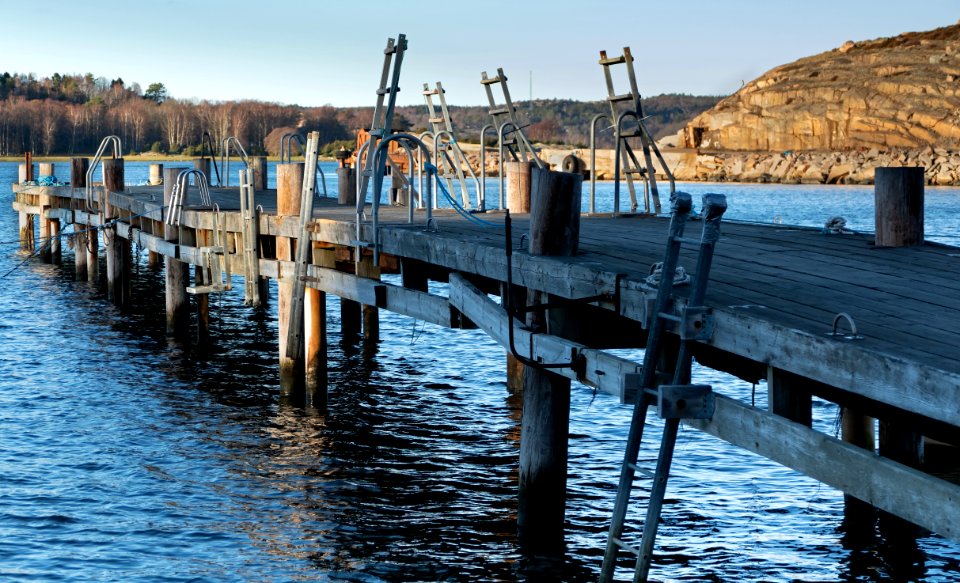 The jetty with the ladders 2