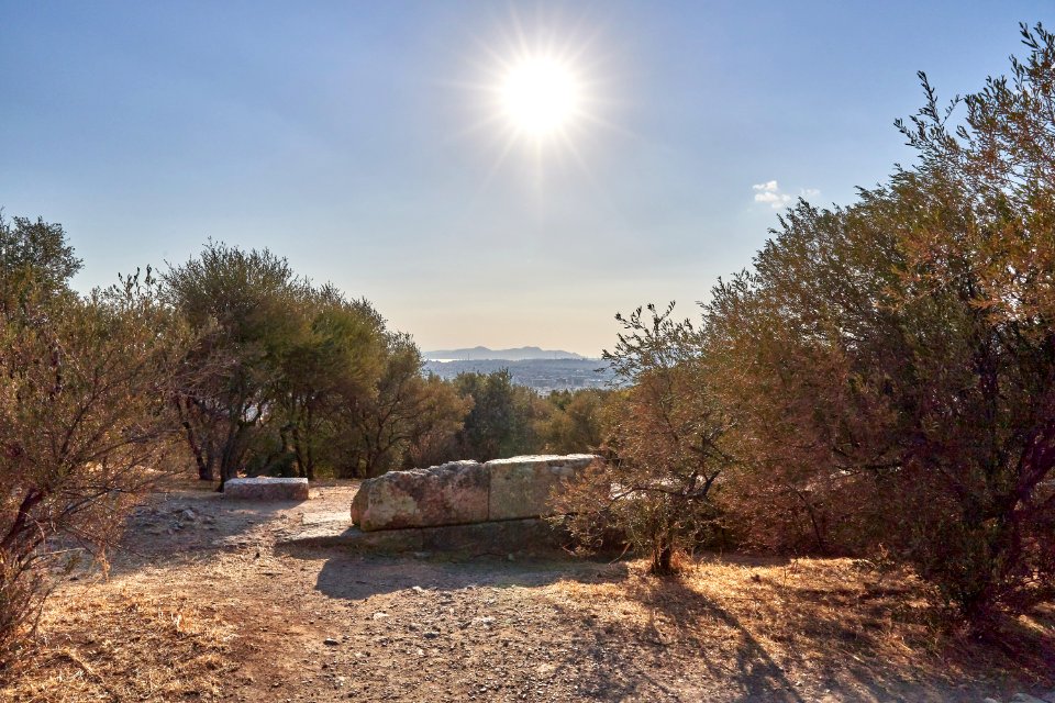 The Diateichisma on the Philopappos Hill on September 12, 2019