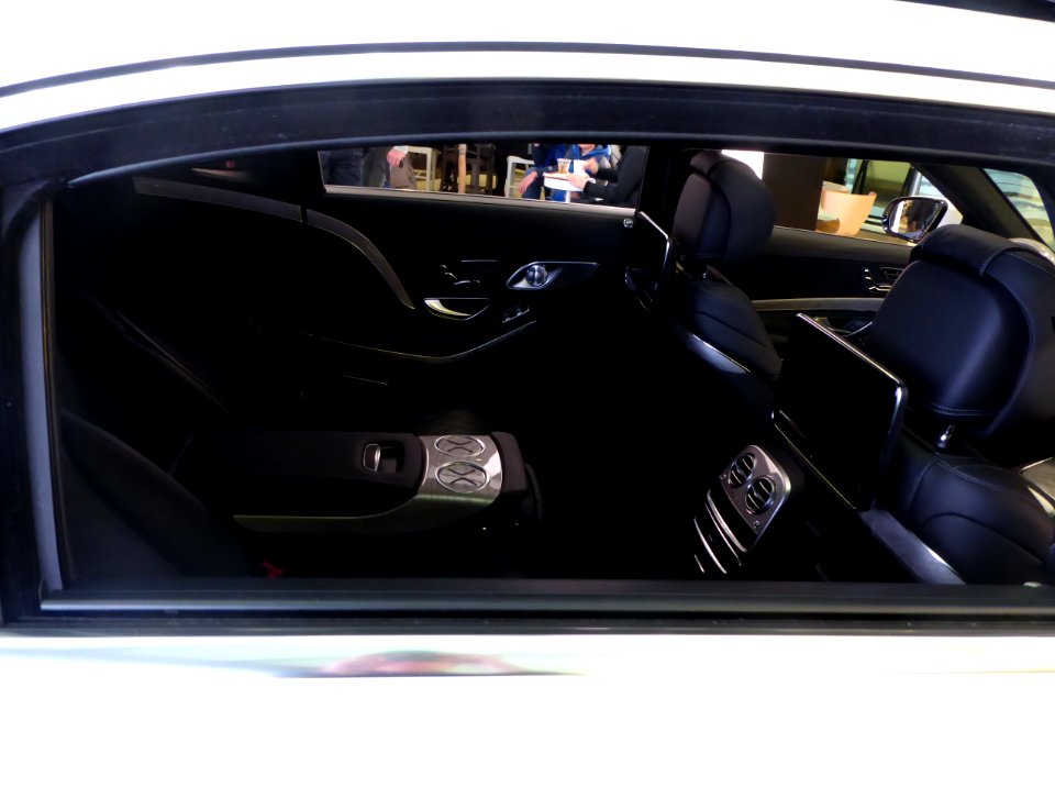 The interior of Mercedes-Maybach S550 (X222)