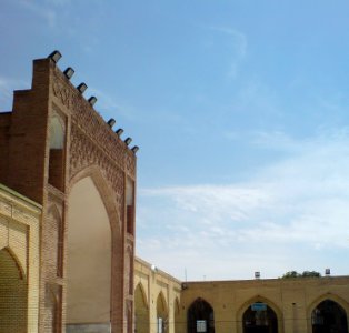 The Entrance Central of Nishapur Jame Mosque