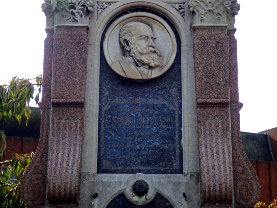 The Lane Memorial Fountain, Bexhill (north side)