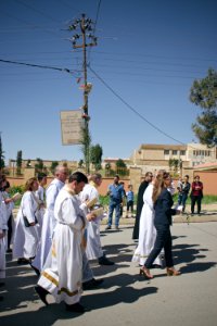 The parade and festival for Palm Sunday in 2018 in alQosh, a Chaldean Catholic town 10