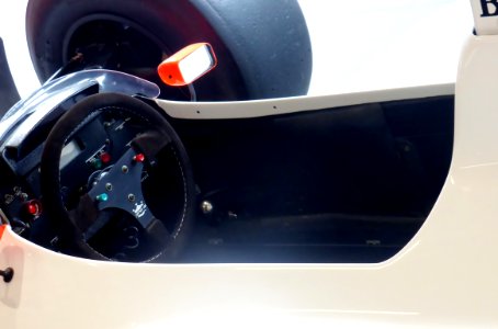 The interior of McLaren MP4-4