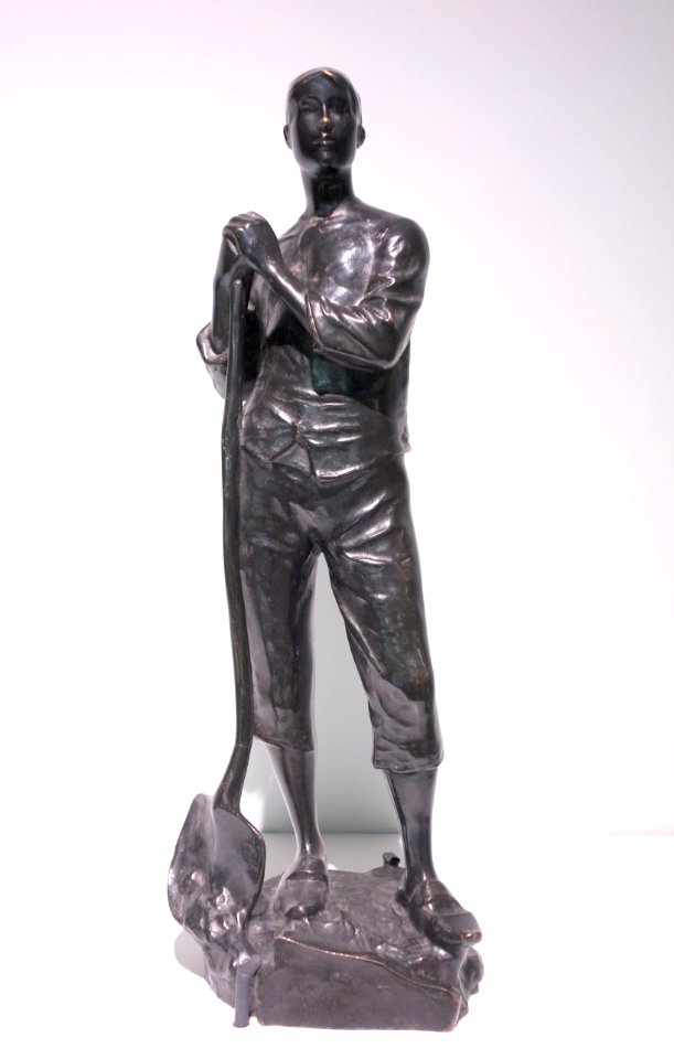 The Miner by Constantin Meunier, 1888 - Museum M - Leuven, Belgium - DSC05349