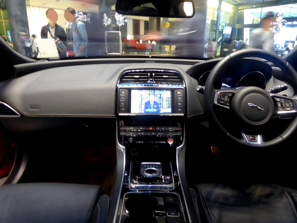 The interior of Jaguar XE 3.0S