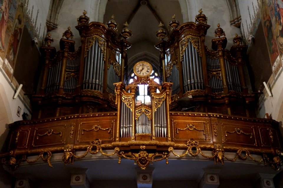 The organ of Saint Nicholas Basilica, Trnava, Slovakia