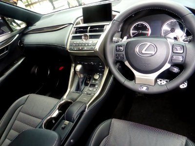 The interior of Lexus NX200t F SPORT PROTOTYPE