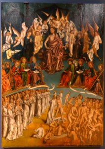 The Last Judgment by Fernando Gallego, Francisco Gallego, and workshop, 1480-1488, oil on panel - University of Arizona Museum of Art - University of Arizona - Tucson, AZ - DSC08396