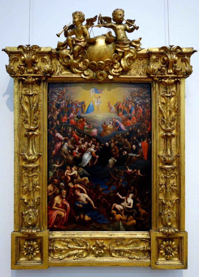 The Last Judgement by Leandro da Ponte, called Leandro Bassano, c. 1595-1596, oil on panel - National Museum of Western Art, Tokyo - DSC08149