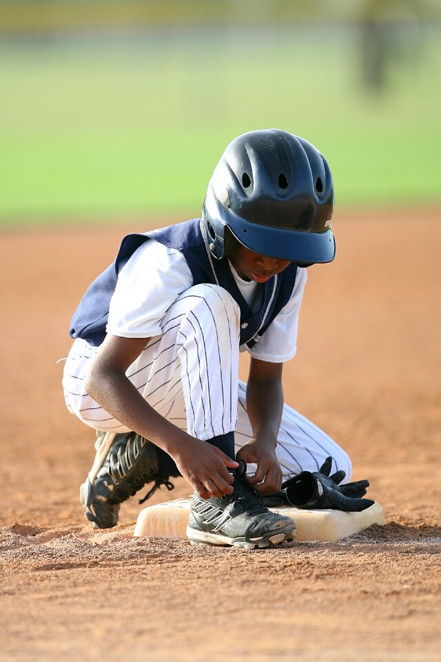 Game activity baseball player