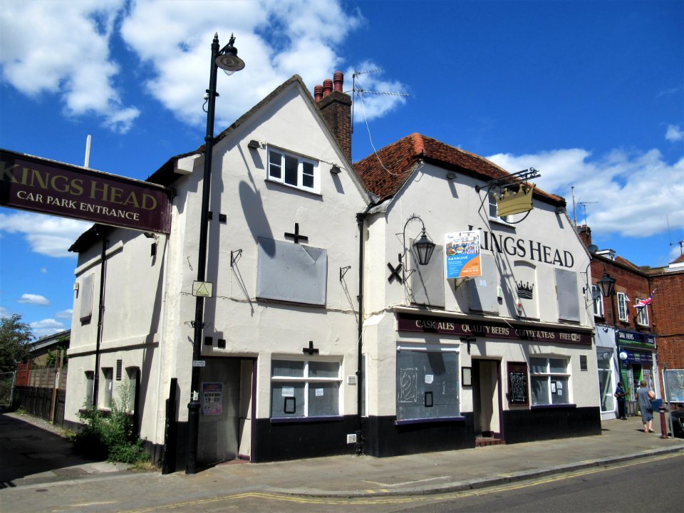 The King's Head, Chertsey, July 2020