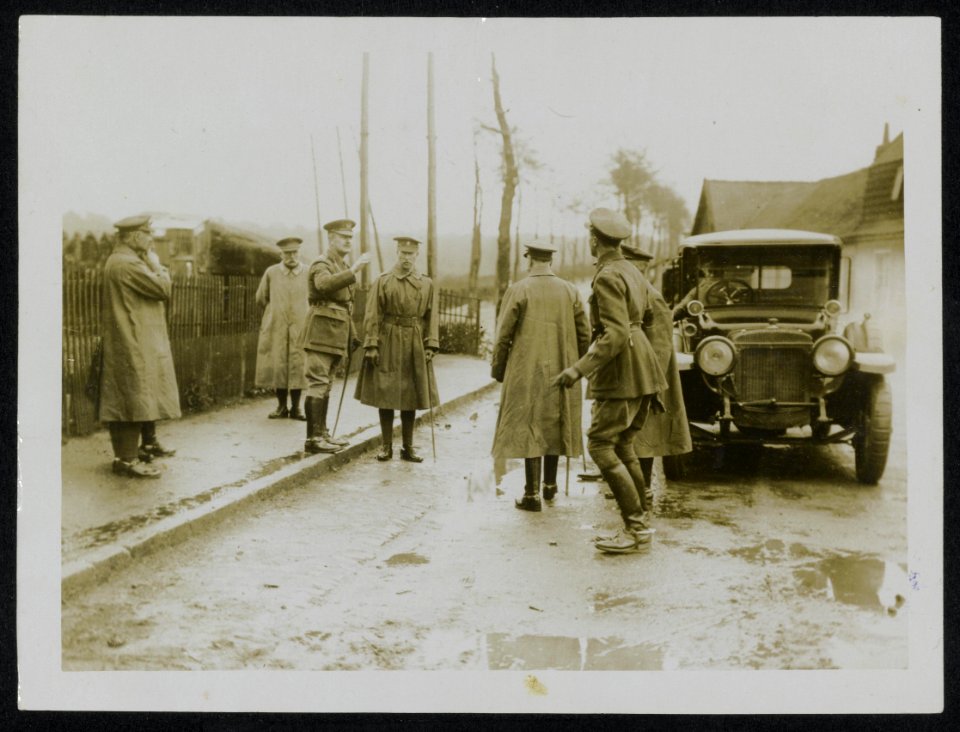 The King of the Belgians with general Allenby, Bestanddeelnr 158-0272
