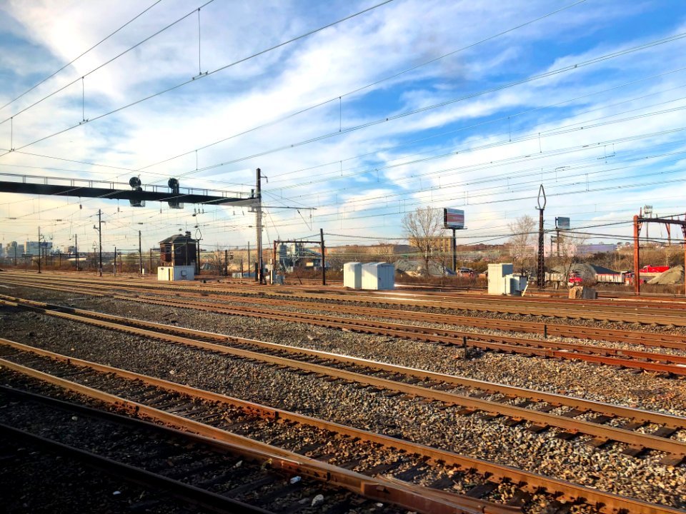 The Manhattan Transfer Station was formerly in this area of PRR today Northeast Corridor 