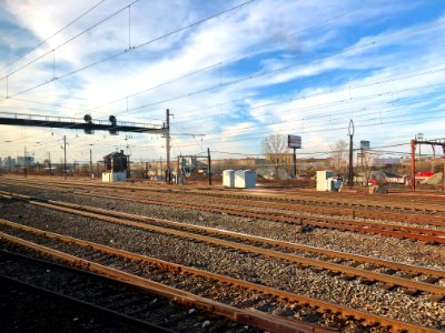 The Manhattan Transfer Station was formerly in this area of PRR today Northeast Corridor 