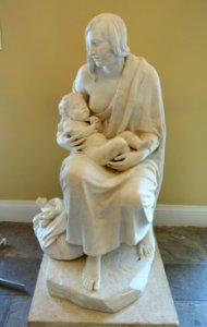 The Distressed Mother by Sir Richard Westmacott, 1822, marble - Bowood House - Wiltshire, England - DSC00735