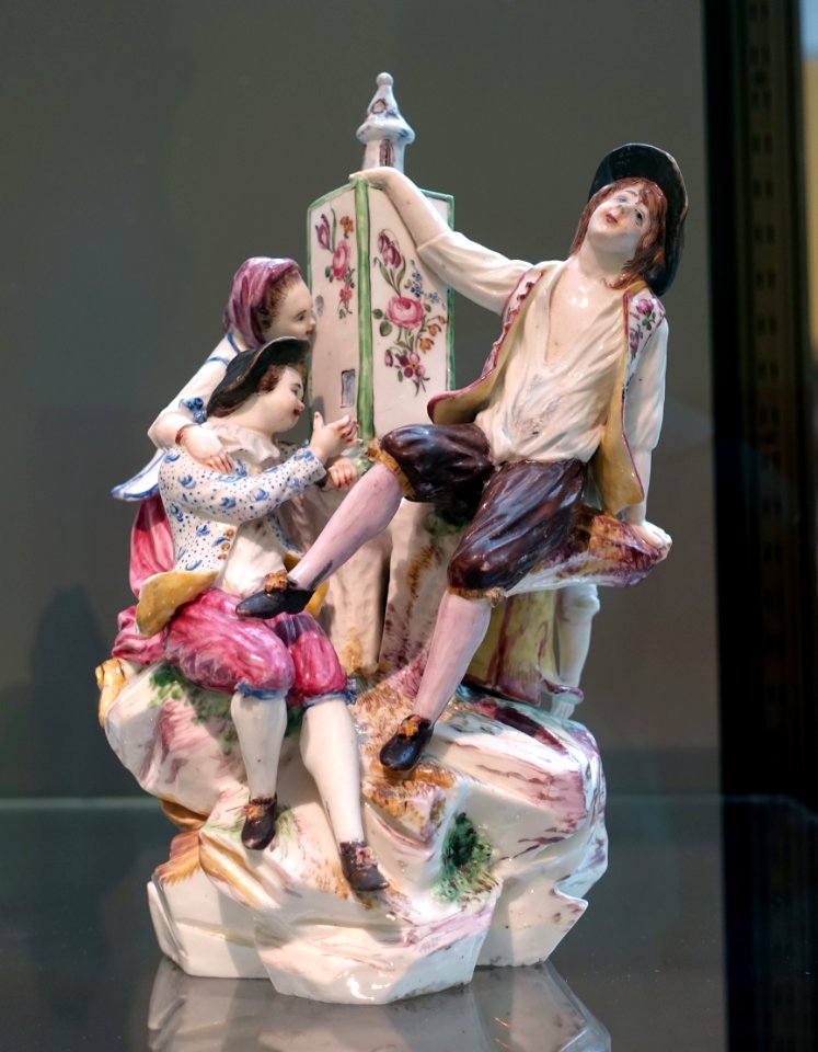 The Magic Lantern, Mennecy Porcelain Factory, c. 1760, soft-paste porcelain - Wadsworth Atheneum - Hartford, CT - DSC05399
