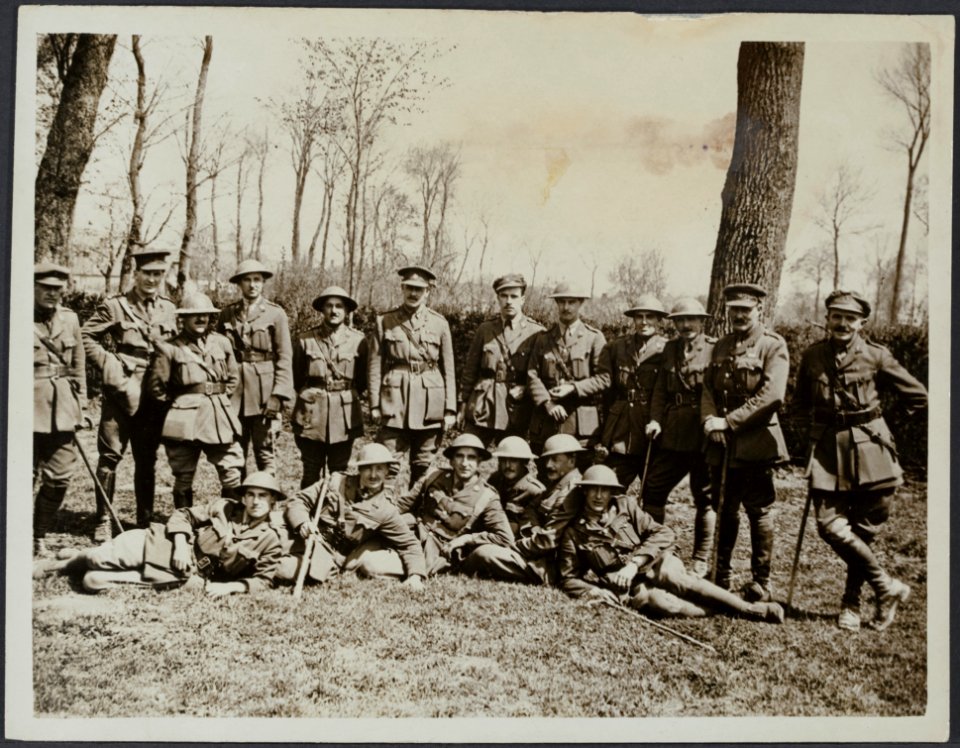 The officers, Newfoundland Regiment, Bestanddeelnr 158-1670