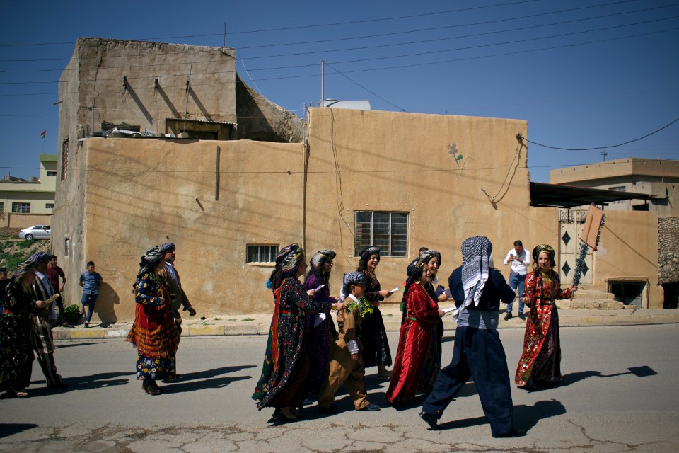 The parade and festival for Palm Sunday in 2018 in alQosh, a Chaldean Catholic town 22