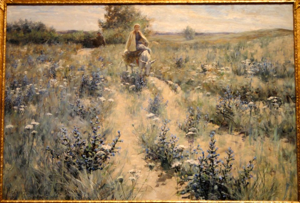 The Flight into Egypt by George Hitchcock - Renwick Gallery - DSC08411