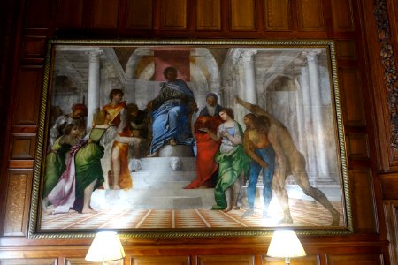 The Judgement of Solomon by Sebastiano del Piombo, c. 1505-1510 - Dining Room - Kingston Lacy - Dorset, England - DSC03417