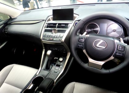 The interior of Lexus NX300h PROTOTYPE
