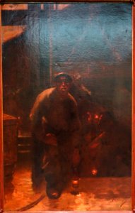 The Mine Exit by Constantin Meunier, undated - Museum M - Leuven, Belgium - DSC05343