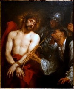 The Mocking of Christ, by Anthony Van Dyck, Flemish, 1628-1630, oil on canvas - Princeton University Art Museum - DSC06509