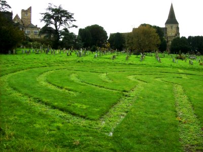 The labyrinth, St Dunstan, Mayfield photo